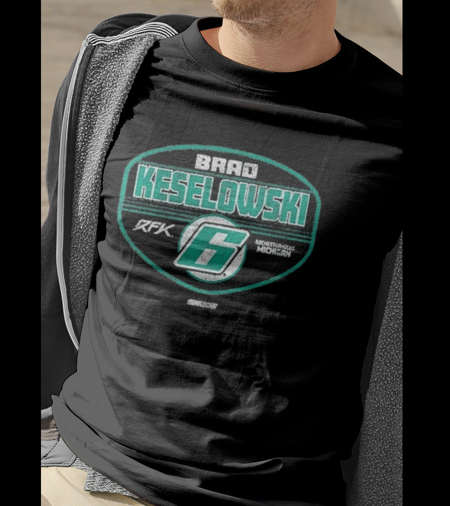 Brad Keselowski RFK 6 Rochester Hills Michigan NASCAR T-Shirt