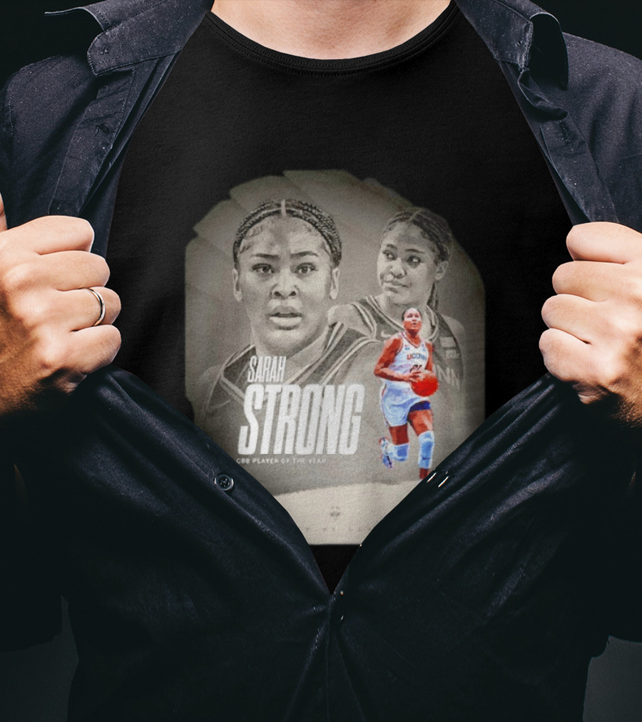 Sarah Strong UConn Huskies CBB Player Of The Year University Of Connecticut T-Shirt
