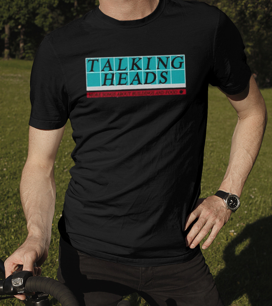 Talking Heads More Songs About Buildings And Food Tiled Block T-Shirt