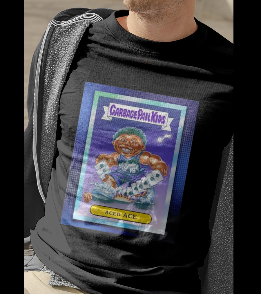 Garbage Pail Kids Aced Ace Bailey Utah Jazz Trading Card T-Shirt