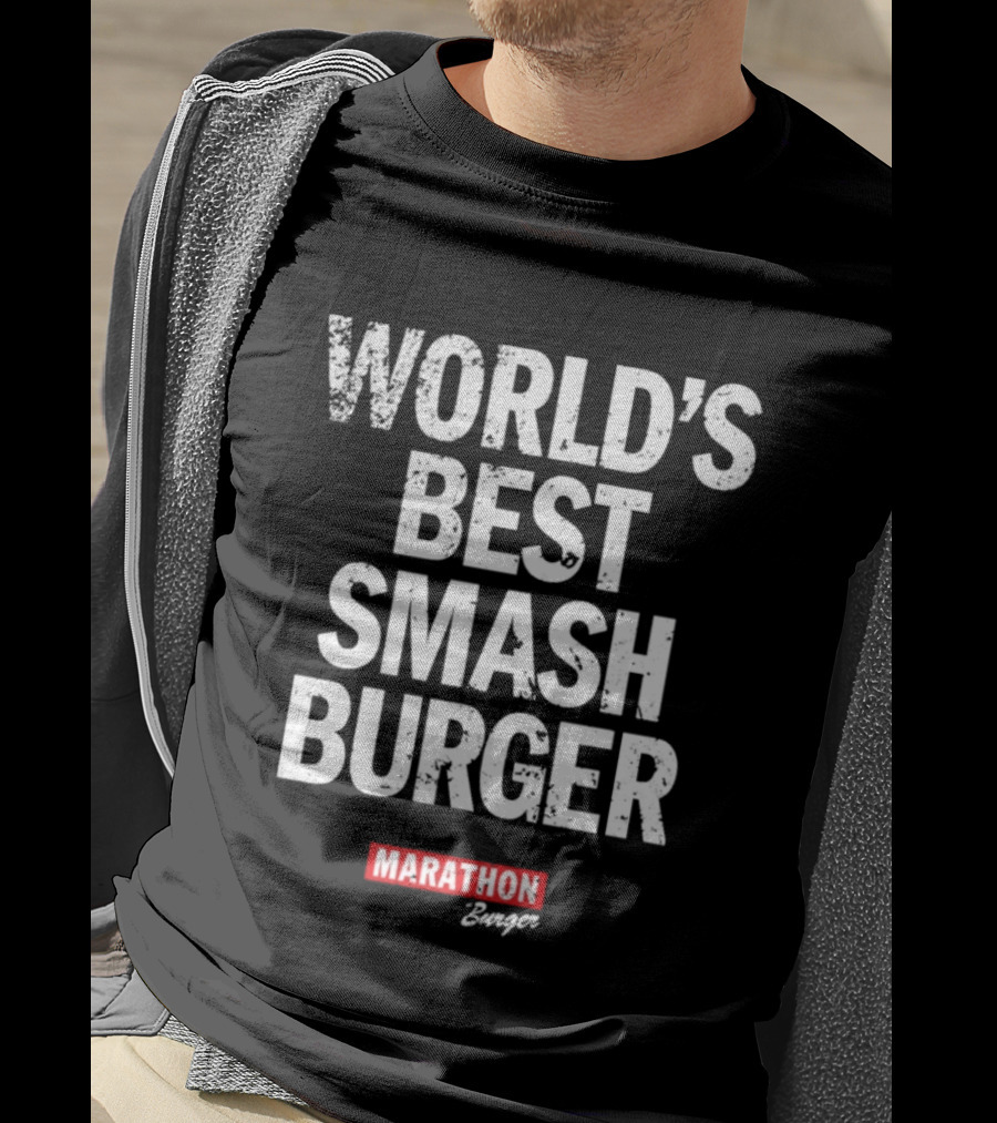 World's Best Smash Burger Marathon Burger T-Shirt