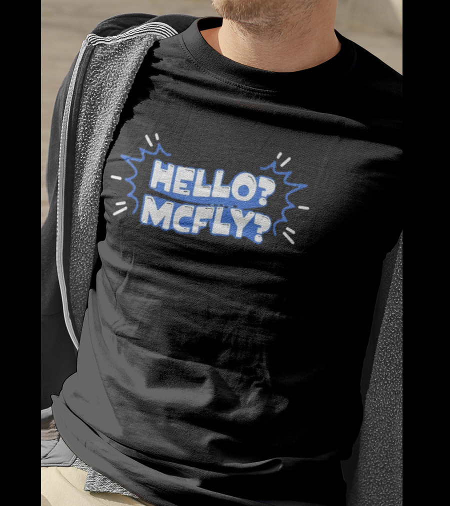 Hello McFly Licensed Back To The Future T-Shirt