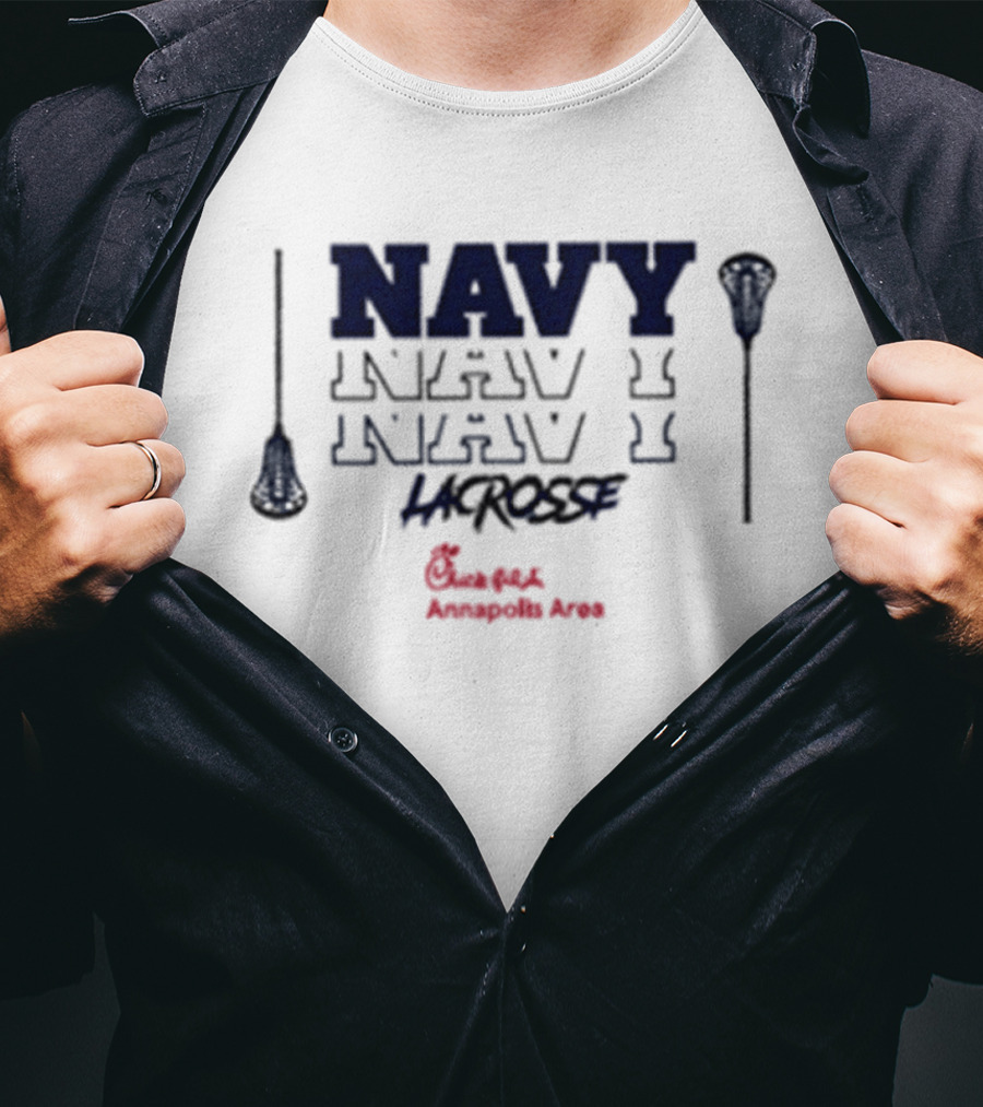 Navy Lacrosse Chick Fil A Annapolis Area T-Shirt