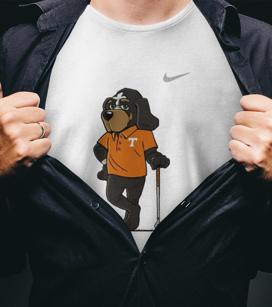 Vol Golfing Smokey In Tennessee Orange Nike T-Shirt