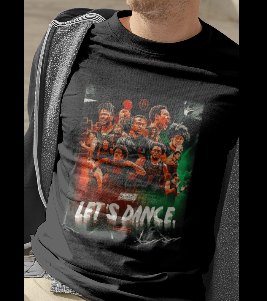 Miami Hurricanes Basketball Let's Dance March Madness Players T-Shirt