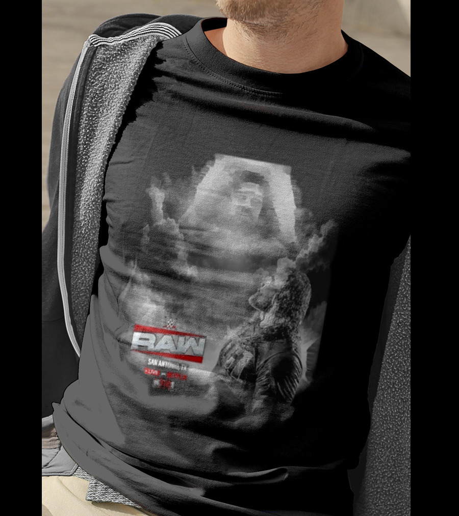 WWE Raw Roman Reigns San Antonio TX Live On USA Network T-Shirt