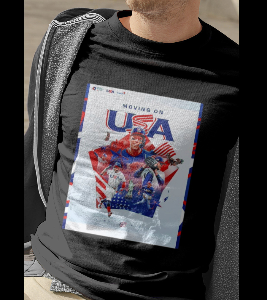 Moving On USA World Baseball Classic 2026 Team USA Final Player T-Shirt