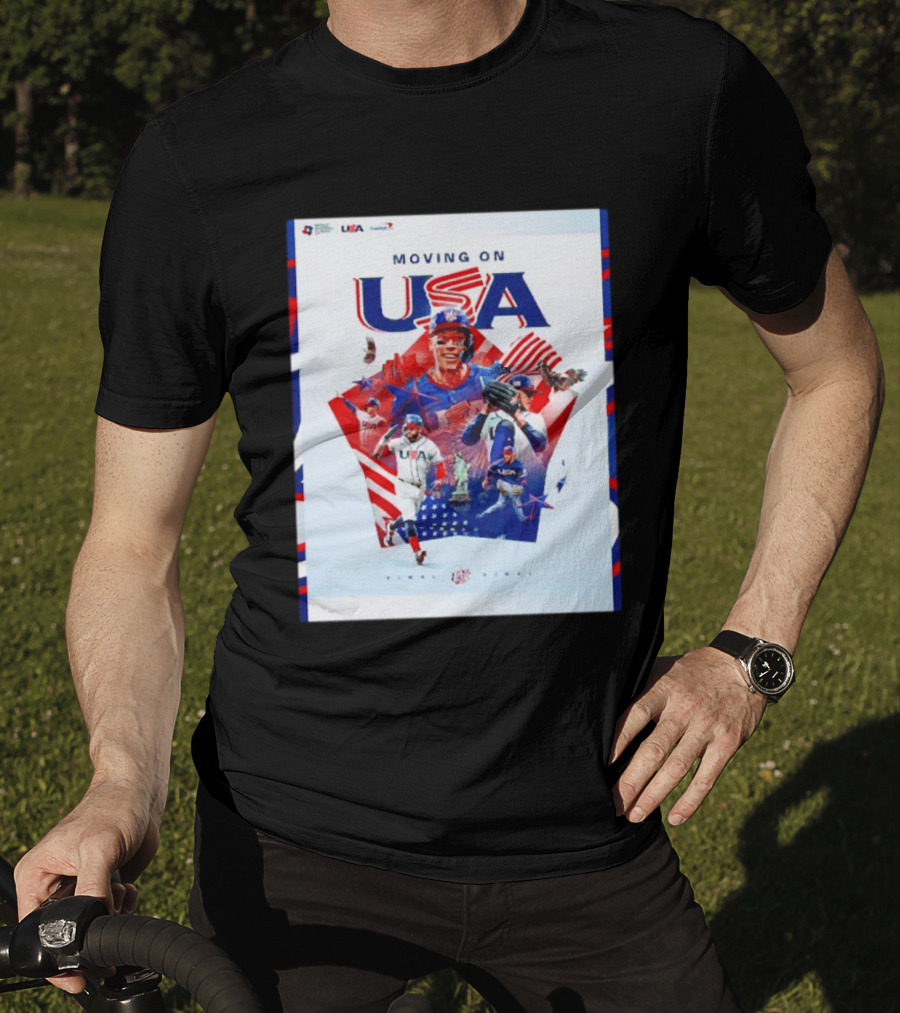 Moving On USA World Baseball Classic 2026 Team USA Final Player T-Shirt