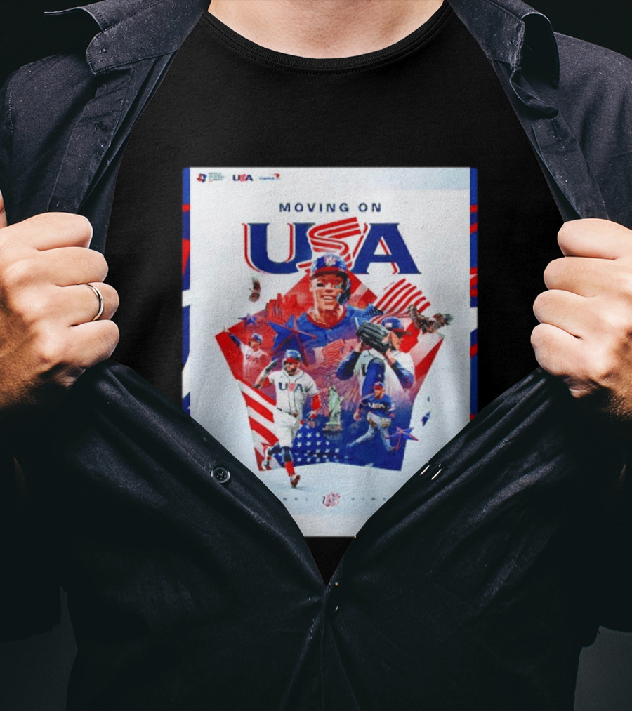 Moving On USA World Baseball Classic 2026 Team USA Final Player T-Shirt