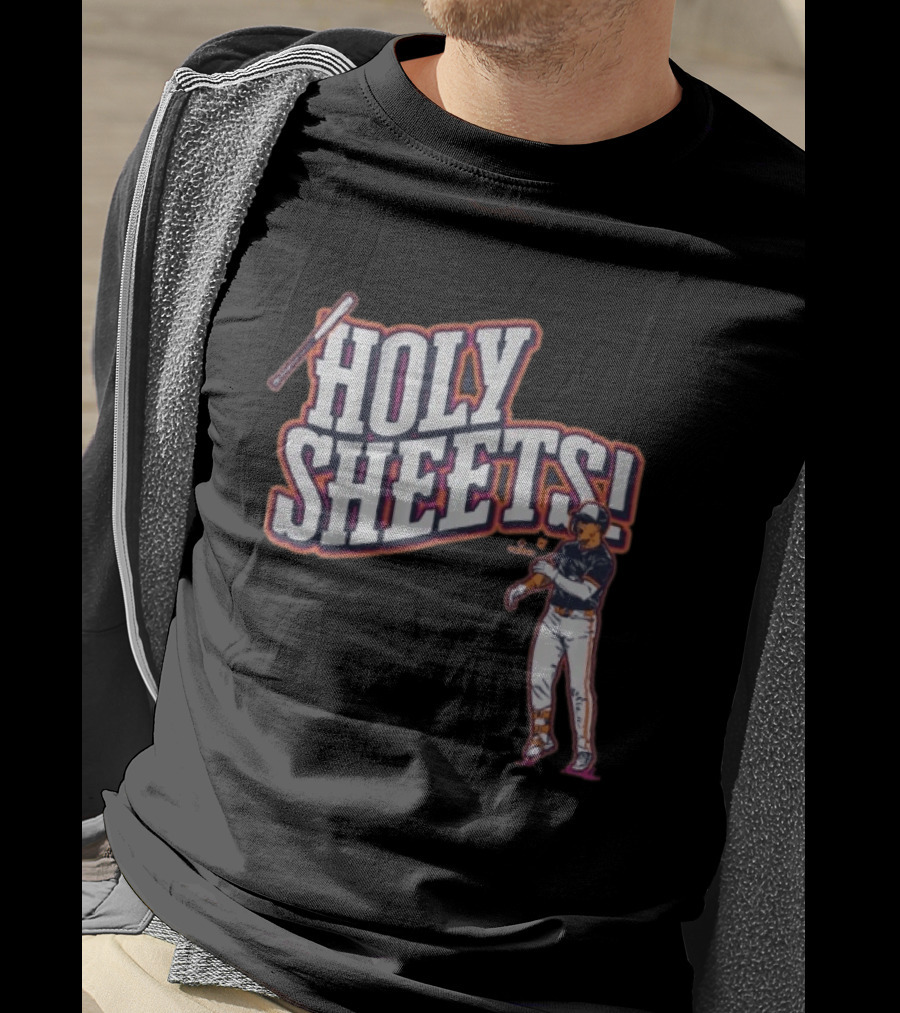 Gavin Sheets Holy Sheets Bat Toss Baseball Player T-Shirt