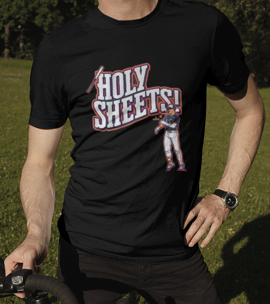 Gavin Sheets Holy Sheets Bat Toss Baseball Player T-Shirt