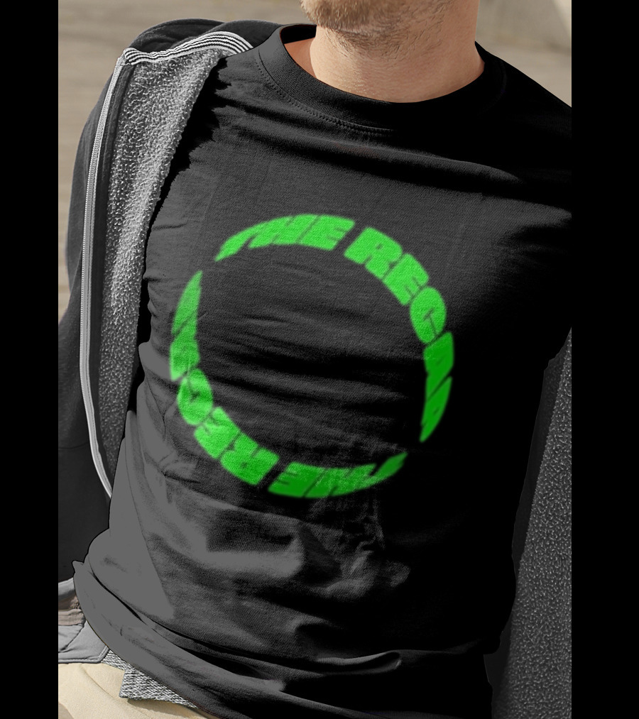 Kneecap The Recap Circular Green T-Shirt