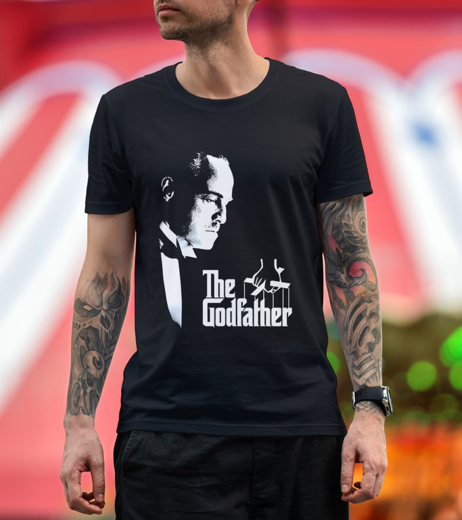 The Godfather Vito Corleone Iconic Movie Character Font T-Shirt