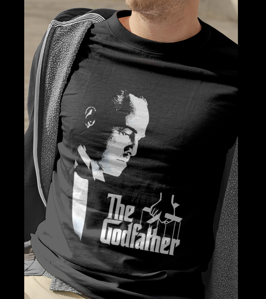 The Godfather Vito Corleone Iconic Movie Character Font T-Shirt