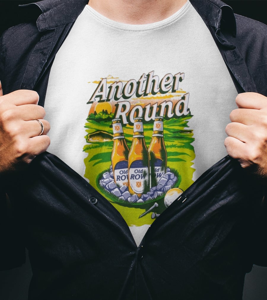 Another Round Old Row Golf Beer Bottles T-Shirt