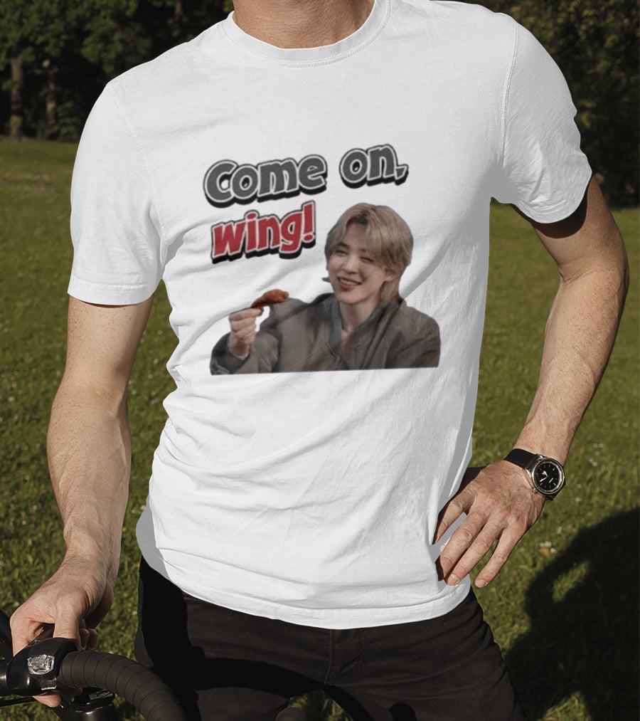 Come On Wing Jimin BTS Meme Eating Chicken T-Shirt