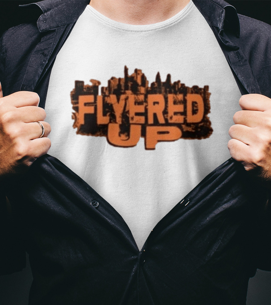 Flyered Up Urban Skyline T-Shirt