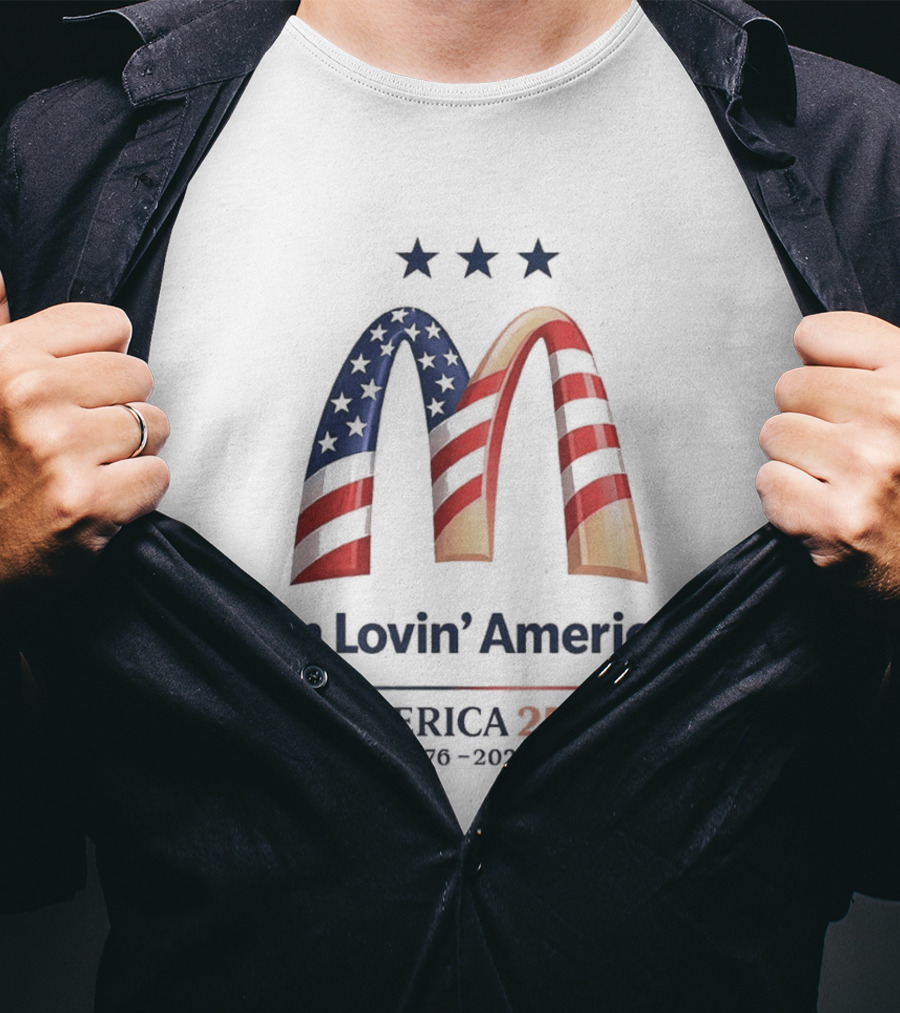 I'm Lovin' America USA 250th Birthday Celebration 1776 2026 T-Shirt