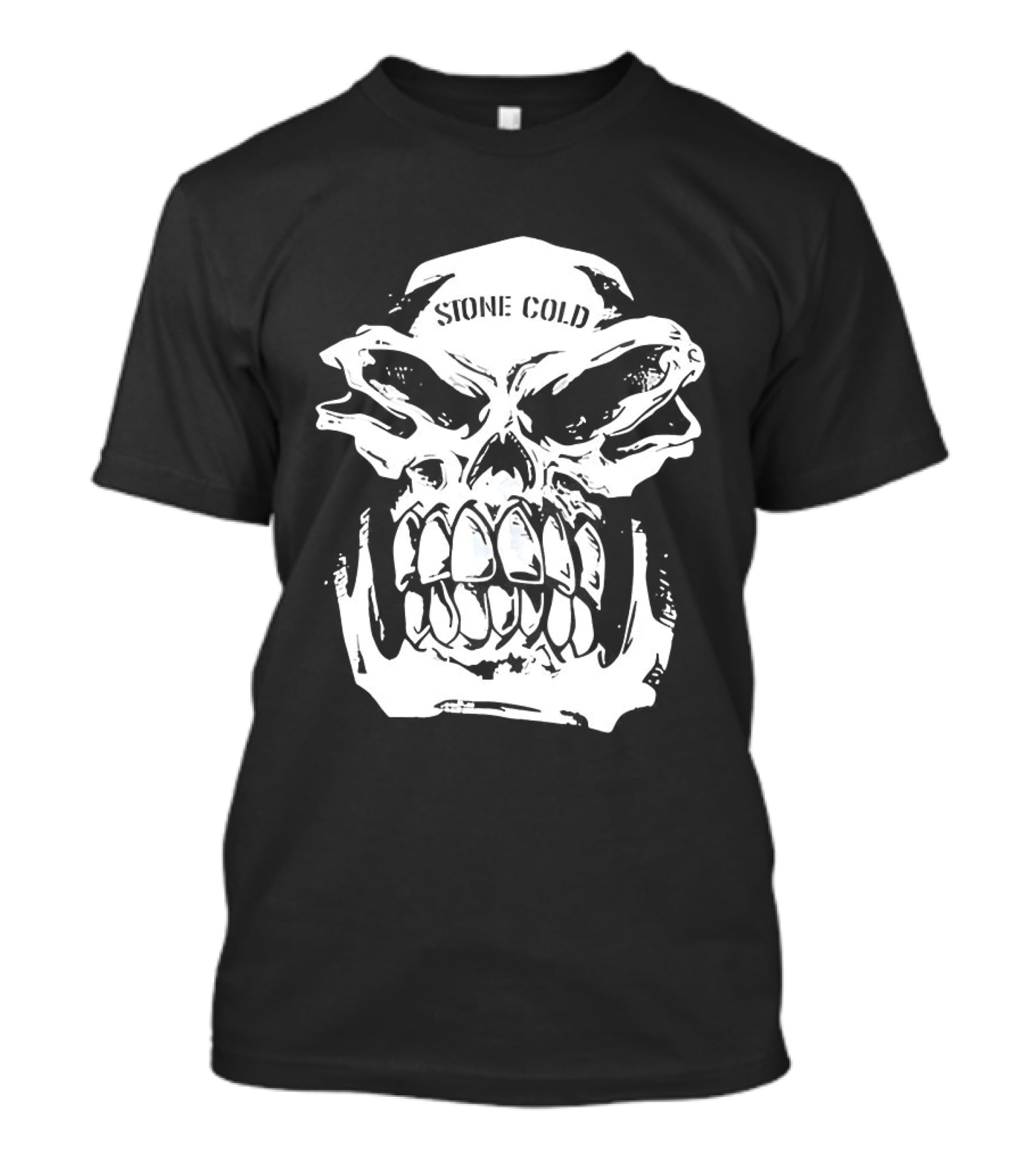 Stone Cold Steve Austin Hellraiser Skull Snow Wash T-Shirt