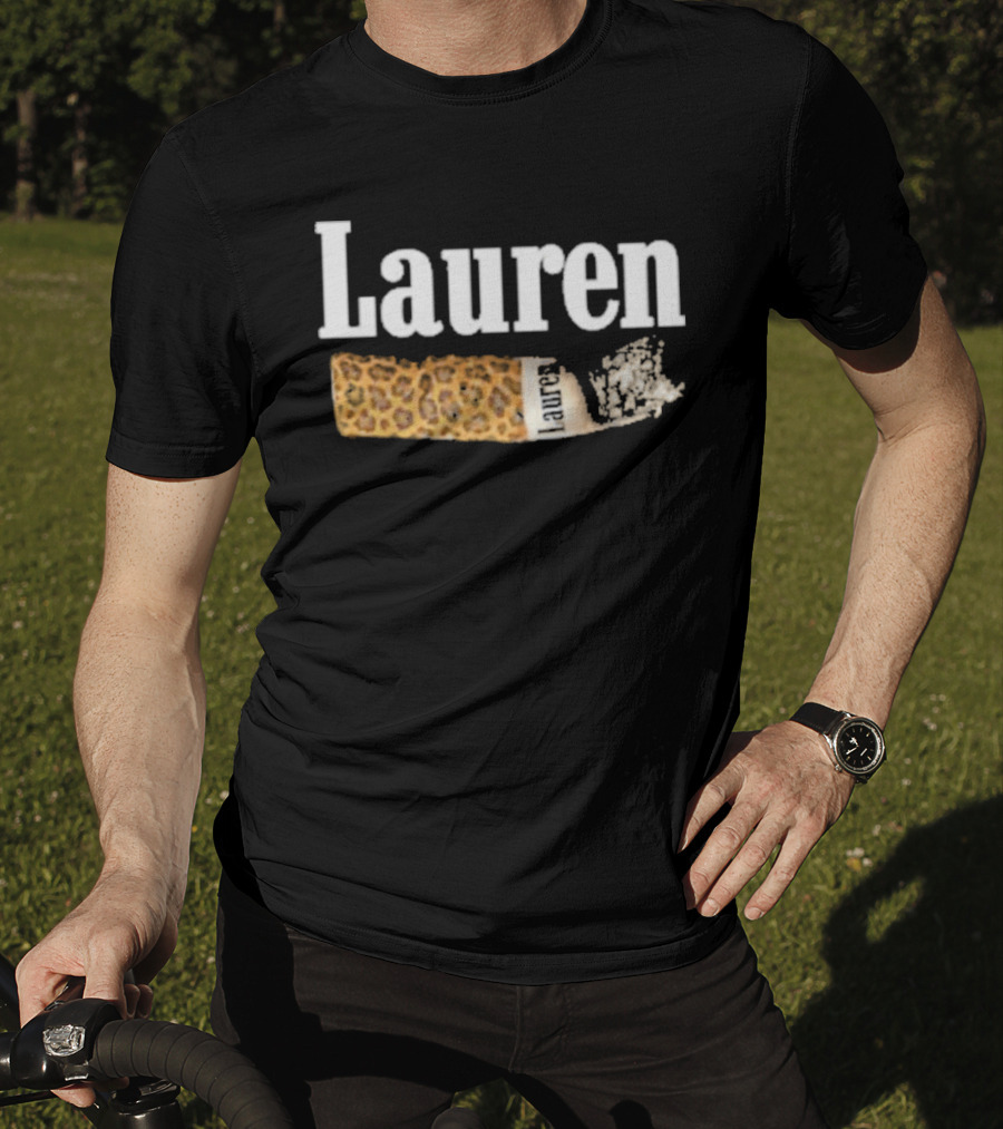 Lauren Sanderson Lauren Leopard Print Cake Slice T-Shirt