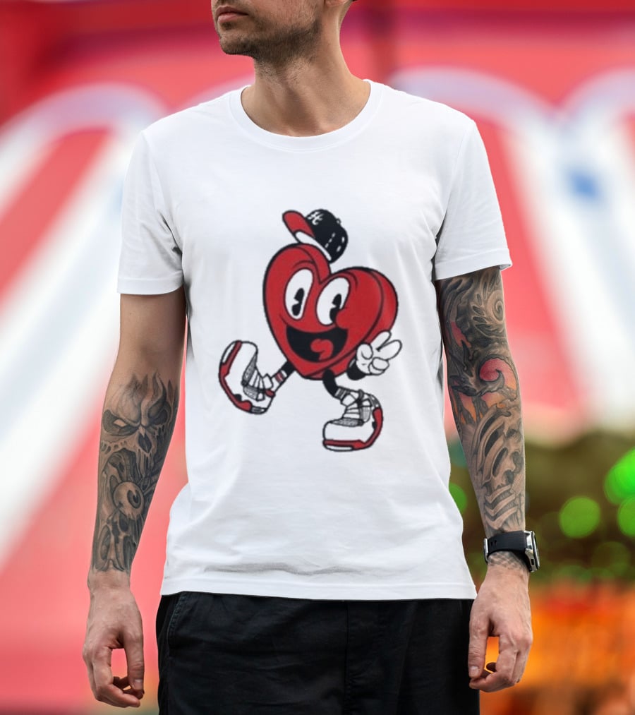 Hulvey Love Like That Heart Character Cartoon T-Shirt