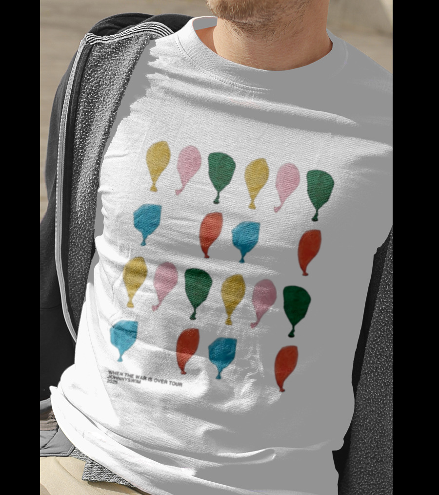 Johnnyswim When The War Is Over Tour 2025 Balloons T-Shirt
