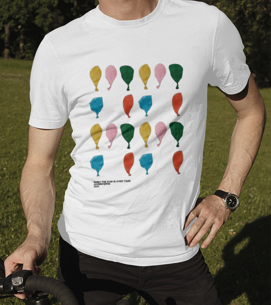 Johnnyswim When The War Is Over Tour 2025 Balloons T-Shirt