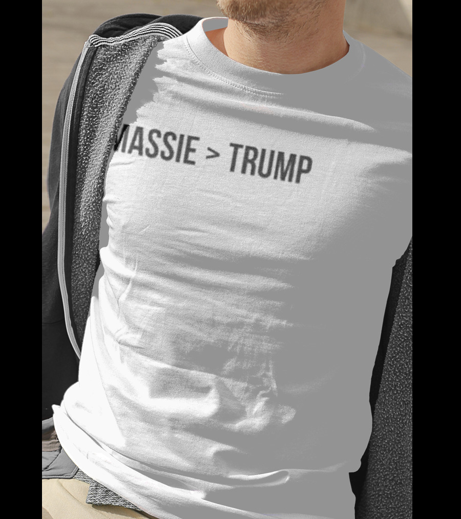 Massie Greater Than Trump Political Comparison T-Shirt
