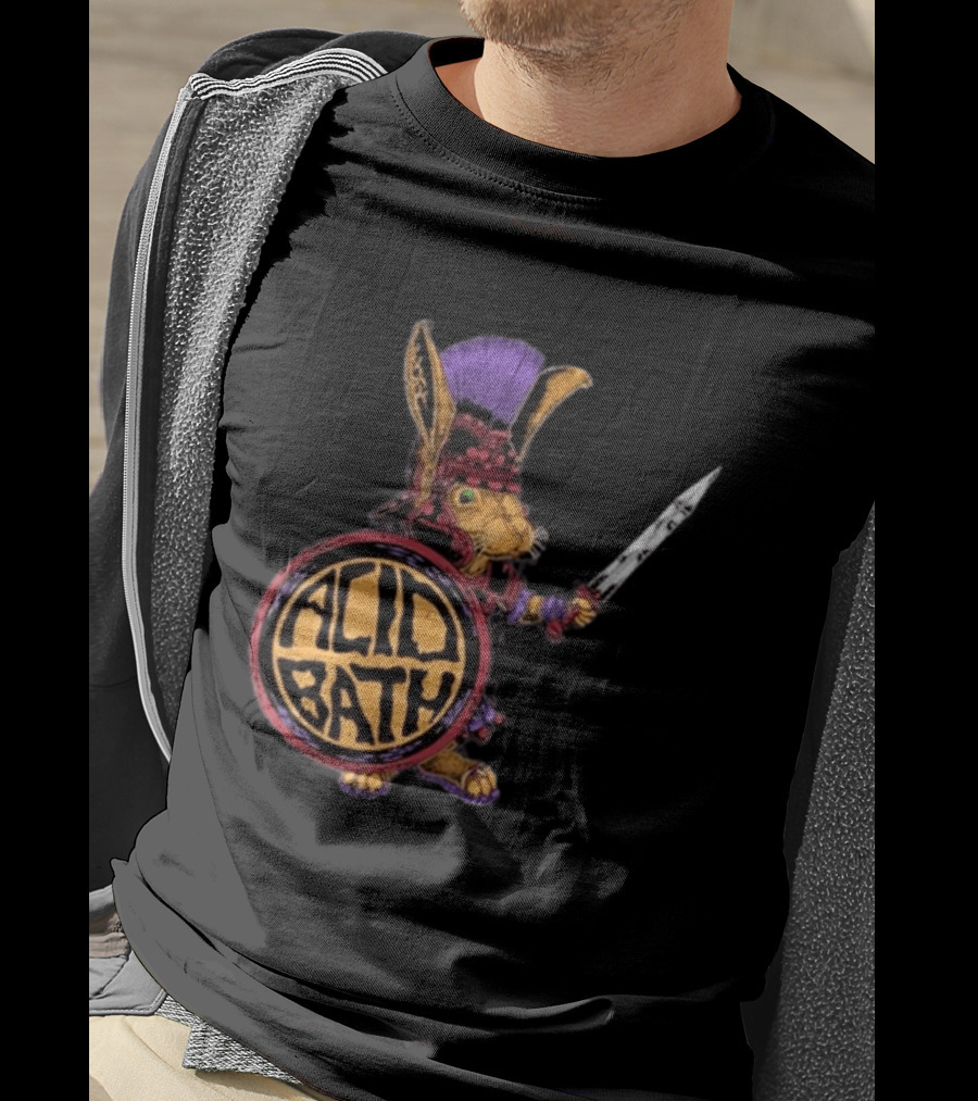 Acid Bath Roman Rabbit Gladiator Warrior Event T-Shirt
