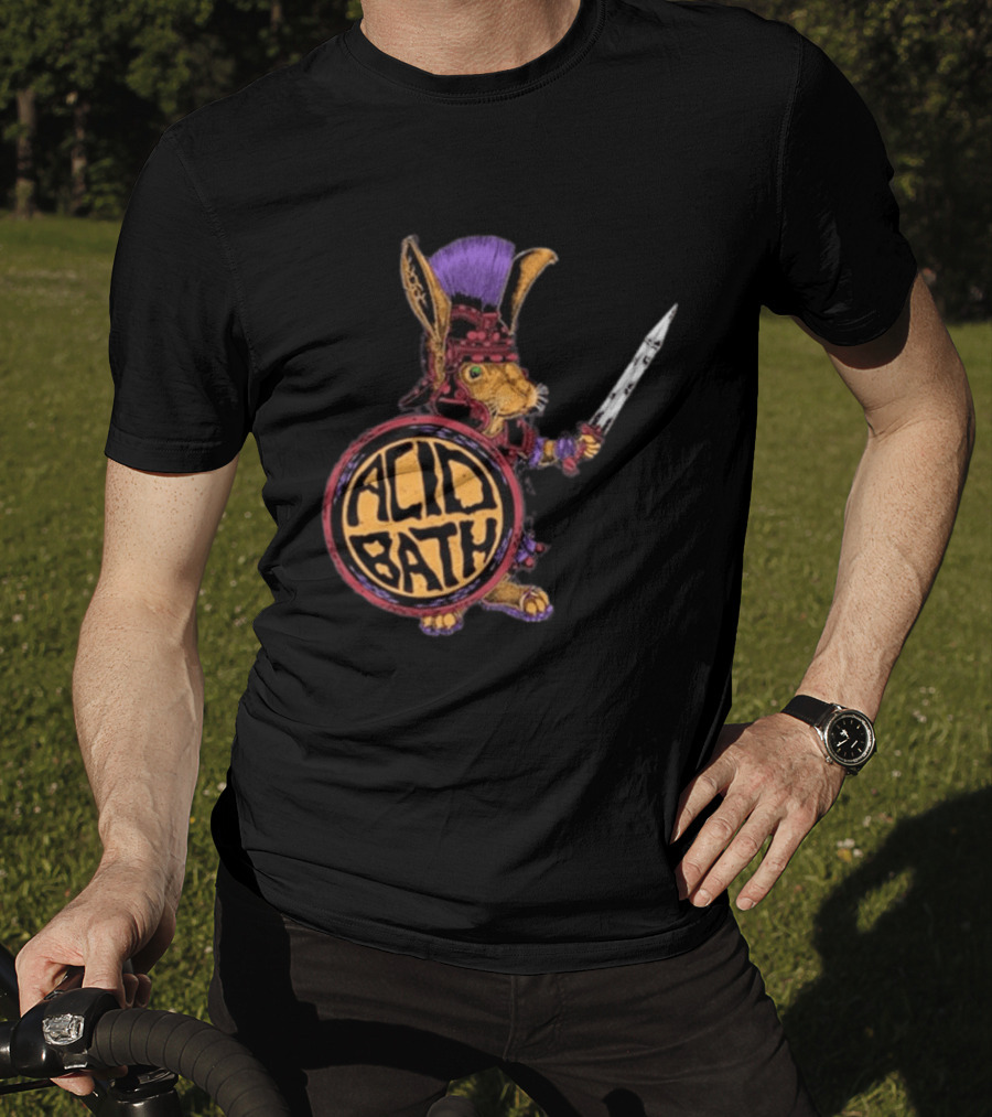 Acid Bath Roman Rabbit Gladiator Warrior Event T-Shirt
