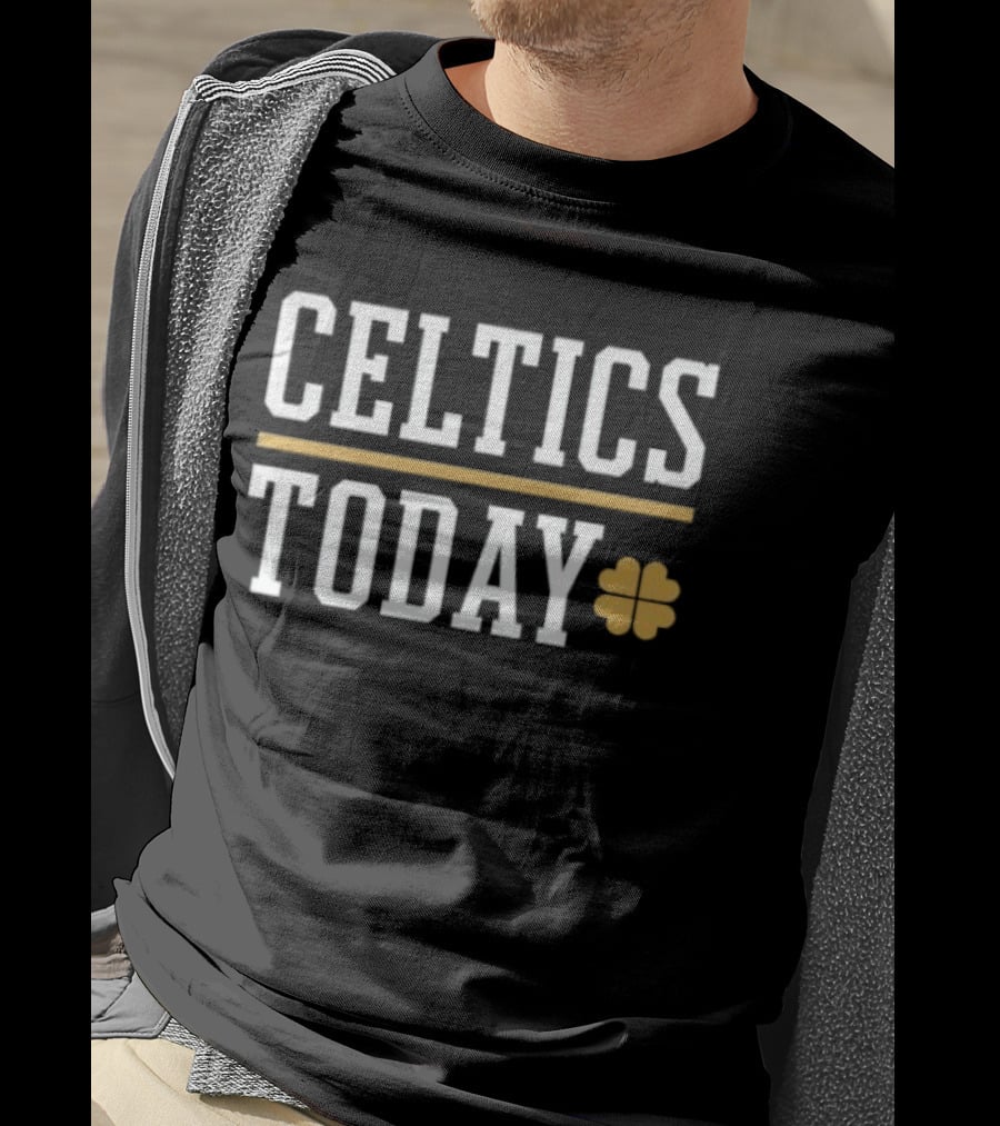 Celtics Today St Patrick's Day Shamrock T-Shirt
