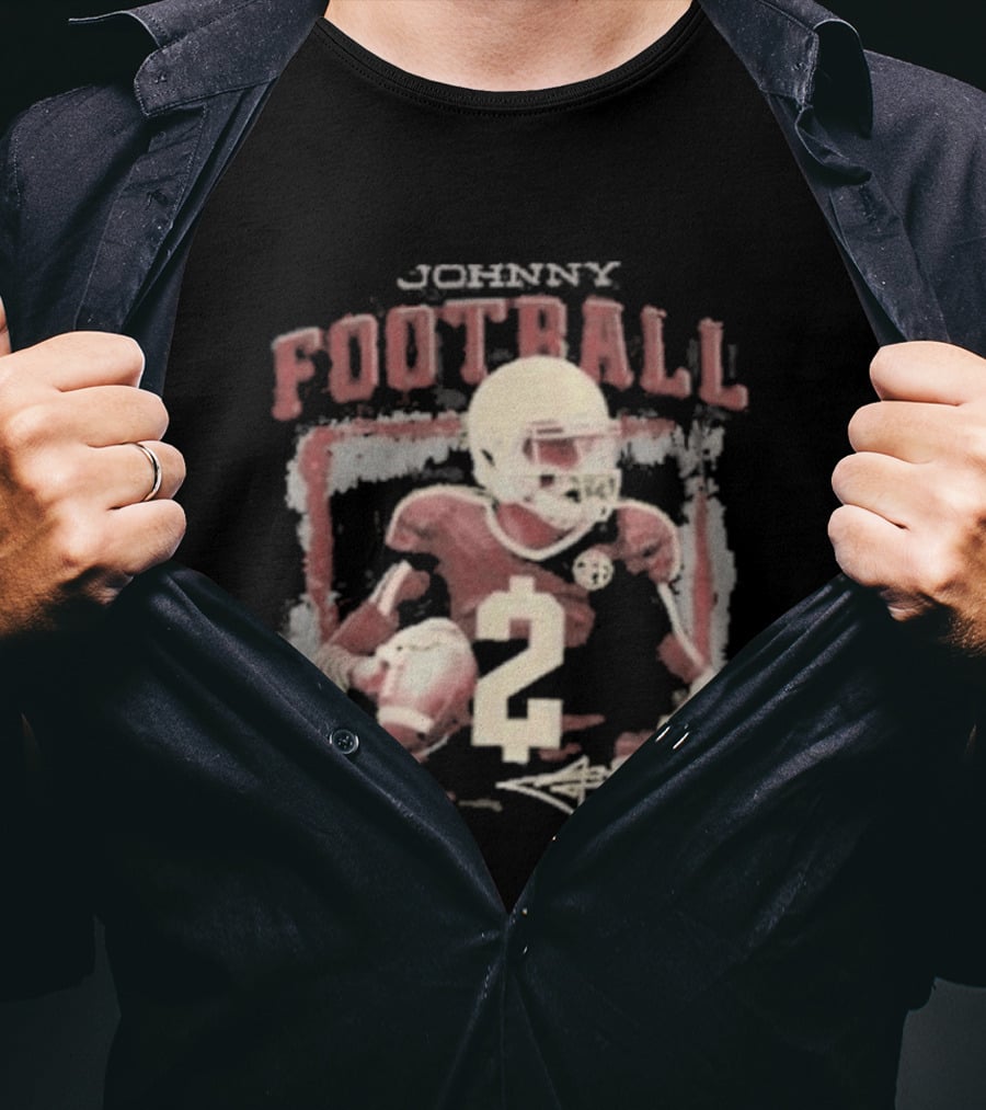 Johnny Manziel Number 2 Football Player Texas A&M Aggies T-Shirt