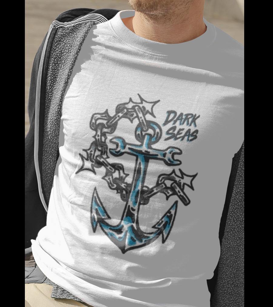 Dark Seas Anchor Wrench With Black Chains T-Shirt