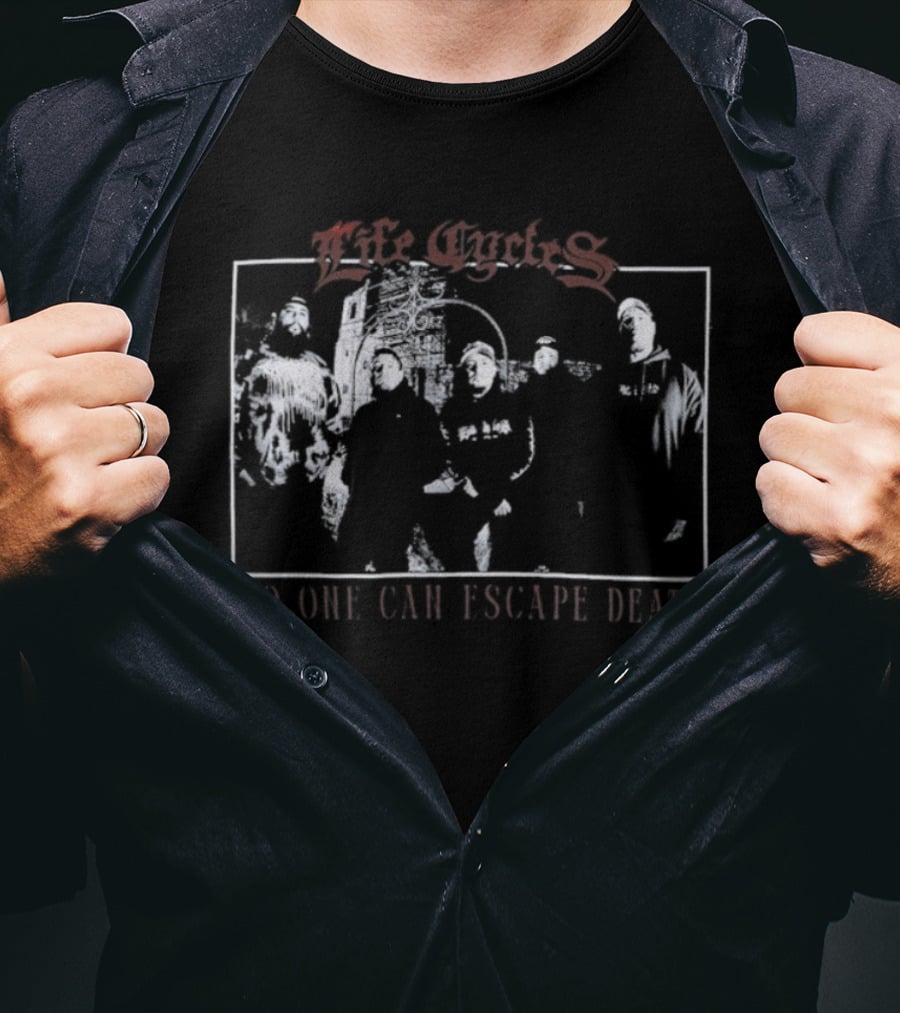 Life Cycles No One Can Escape Death Tour 2026 T-Shirt