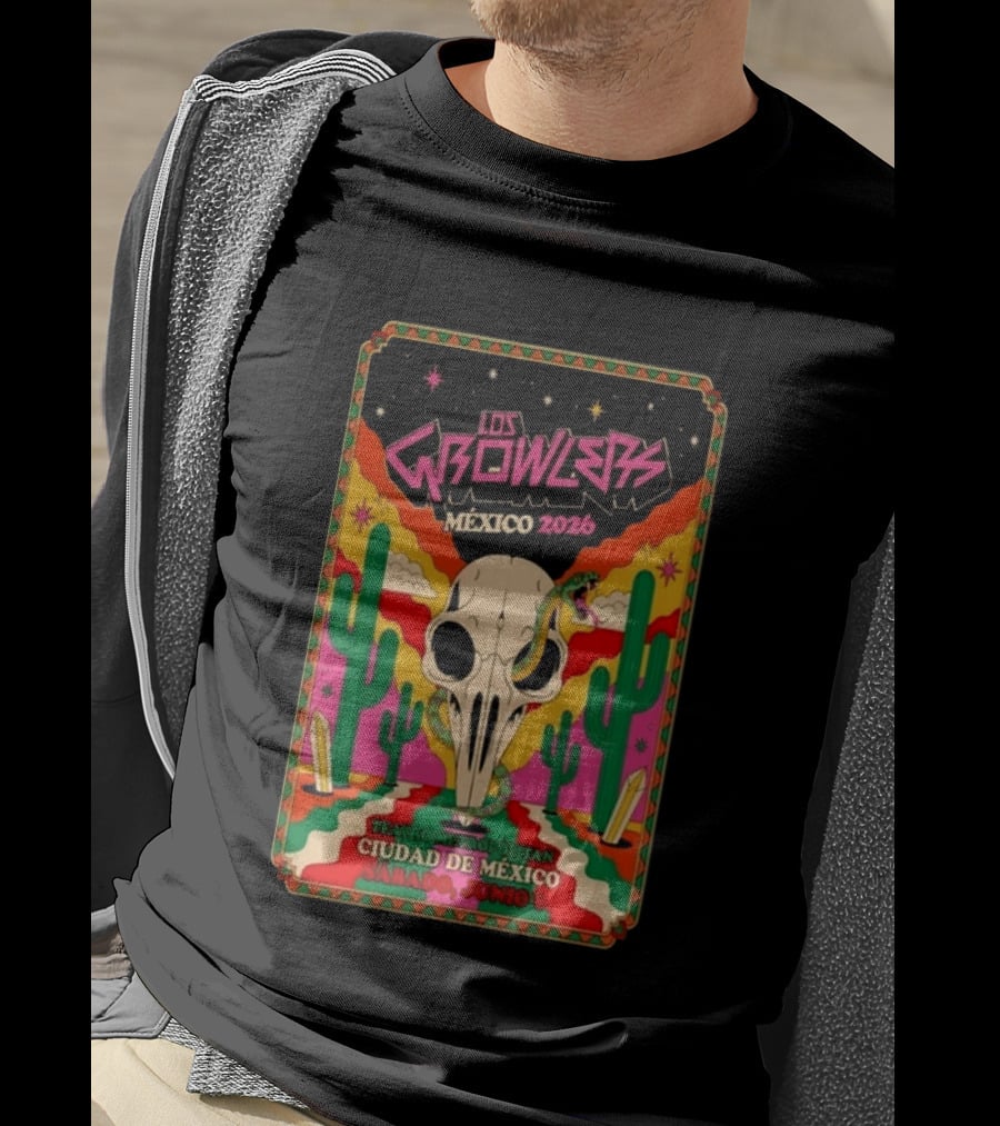 Los Growlers México 2026 Teatro Metropólitan Ciudad De México Sábado Junio T-Shirt