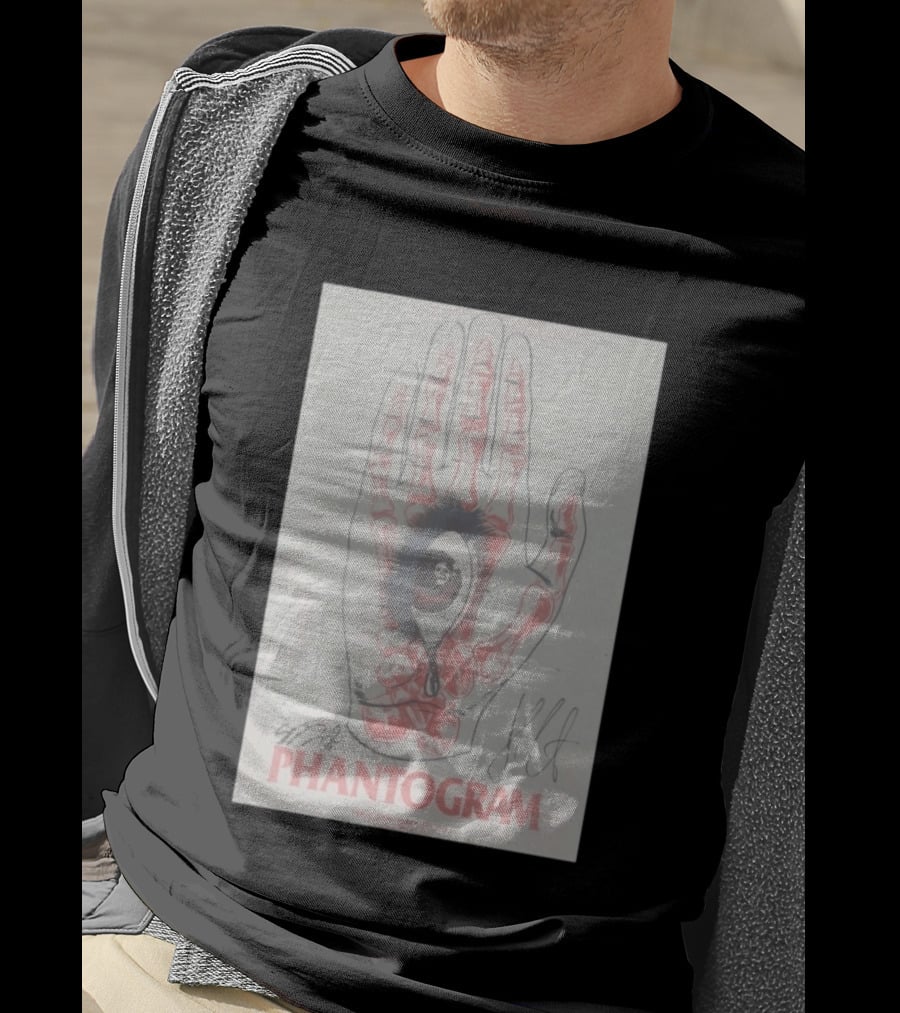 Phantogram Signed Hand And Eye Art Troubadour March 13 2026 West Hollywood CA T-Shirt