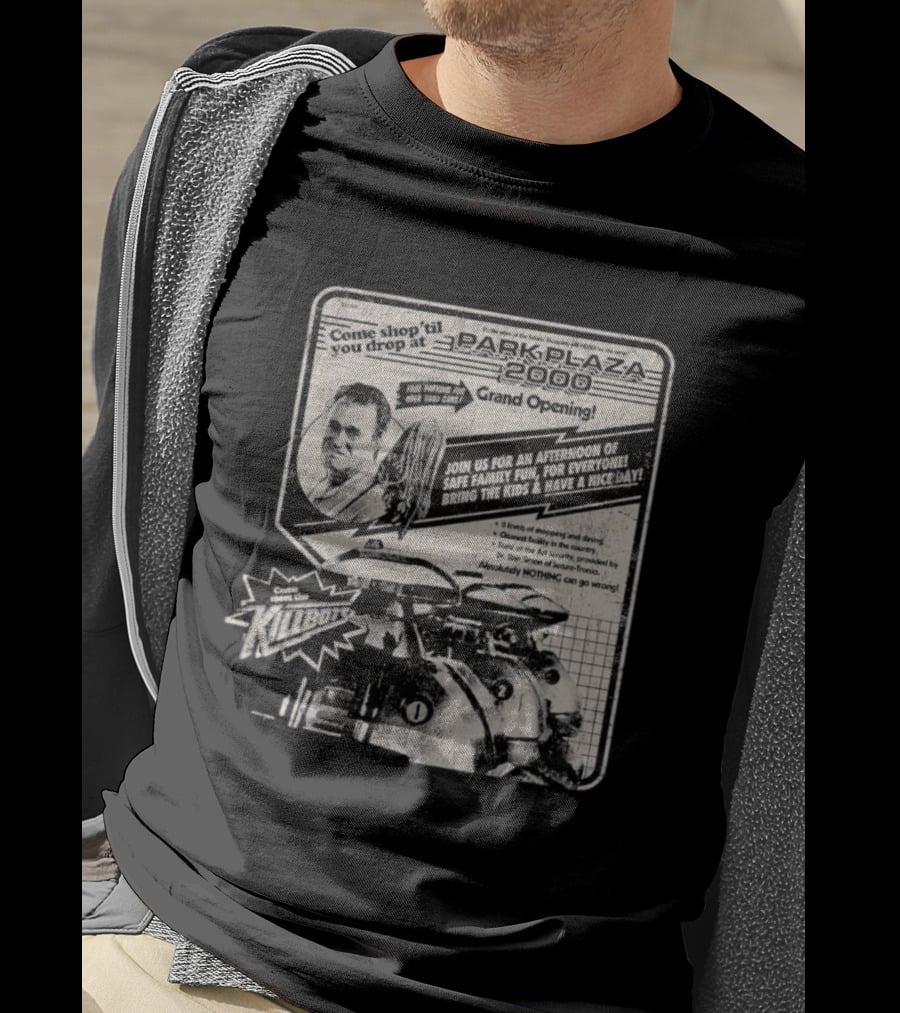 Park Plaza 2000 Grand Opening Come Shop 'Til You Drop Meet The Klibots T-Shirt