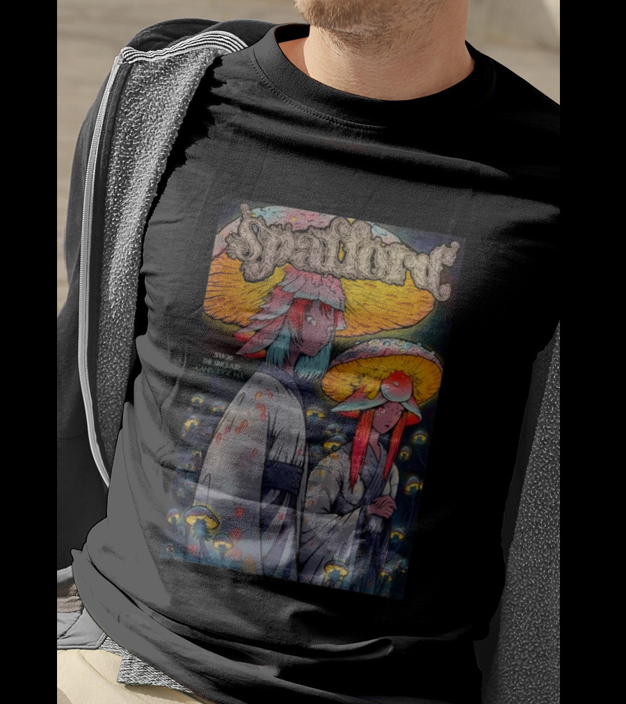 Spafford March 13 2026 The Sinclair Cambridge MA Psychedelic Mushroom Characters T-Shirt