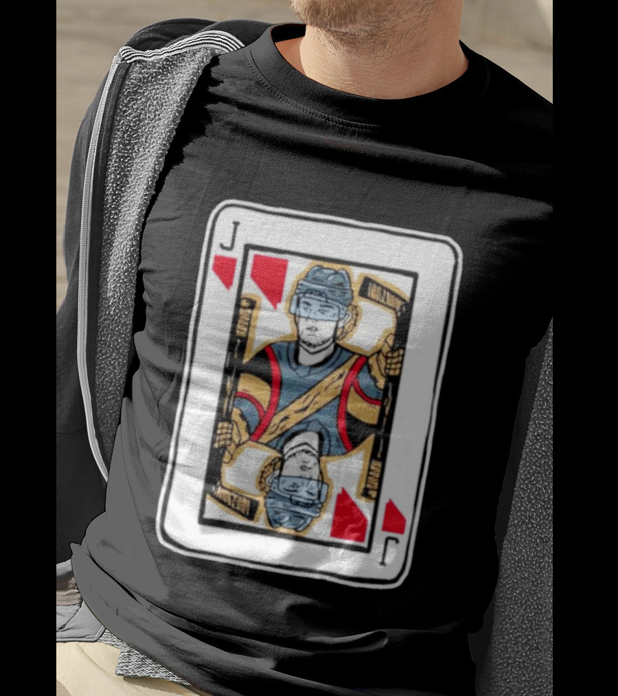 Vegas Golden Knights Jack Eichel Hockey Card T-Shirt