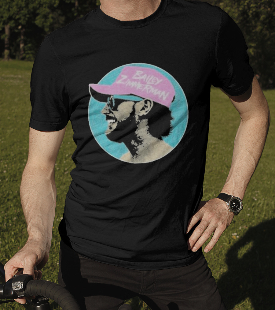 Bailey Zimmerman Circular Pink Hat Profile T-Shirt