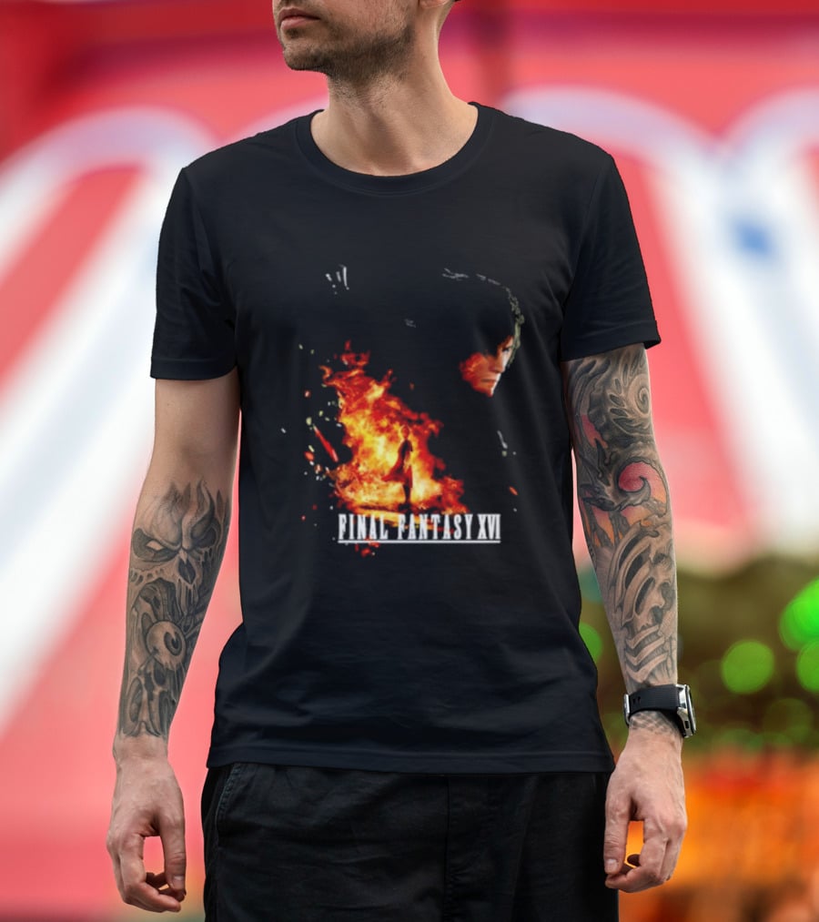 Ben Starr Final Fantasy XVI Fire Element T-Shirt