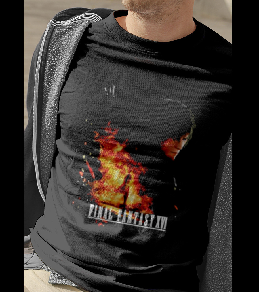 Ben Starr Final Fantasy XVI Fire Element T-Shirt