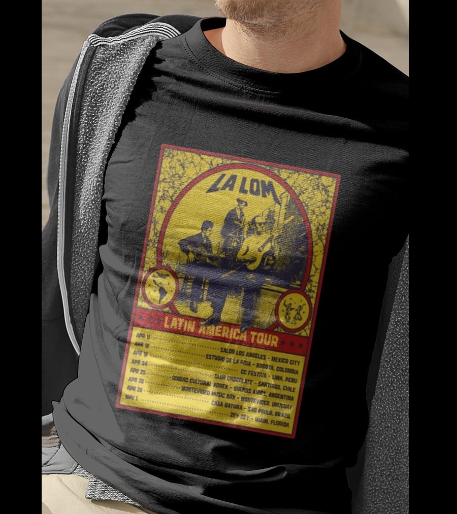 La Lom Latin America Tour 2026 Mexico City To Miami T-Shirt