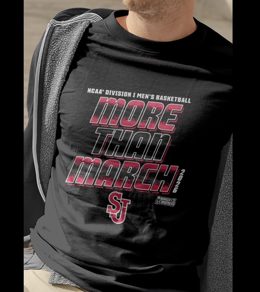 NCAA Division 1 Men's Basketball St John's More Than March Madness T-Shirt