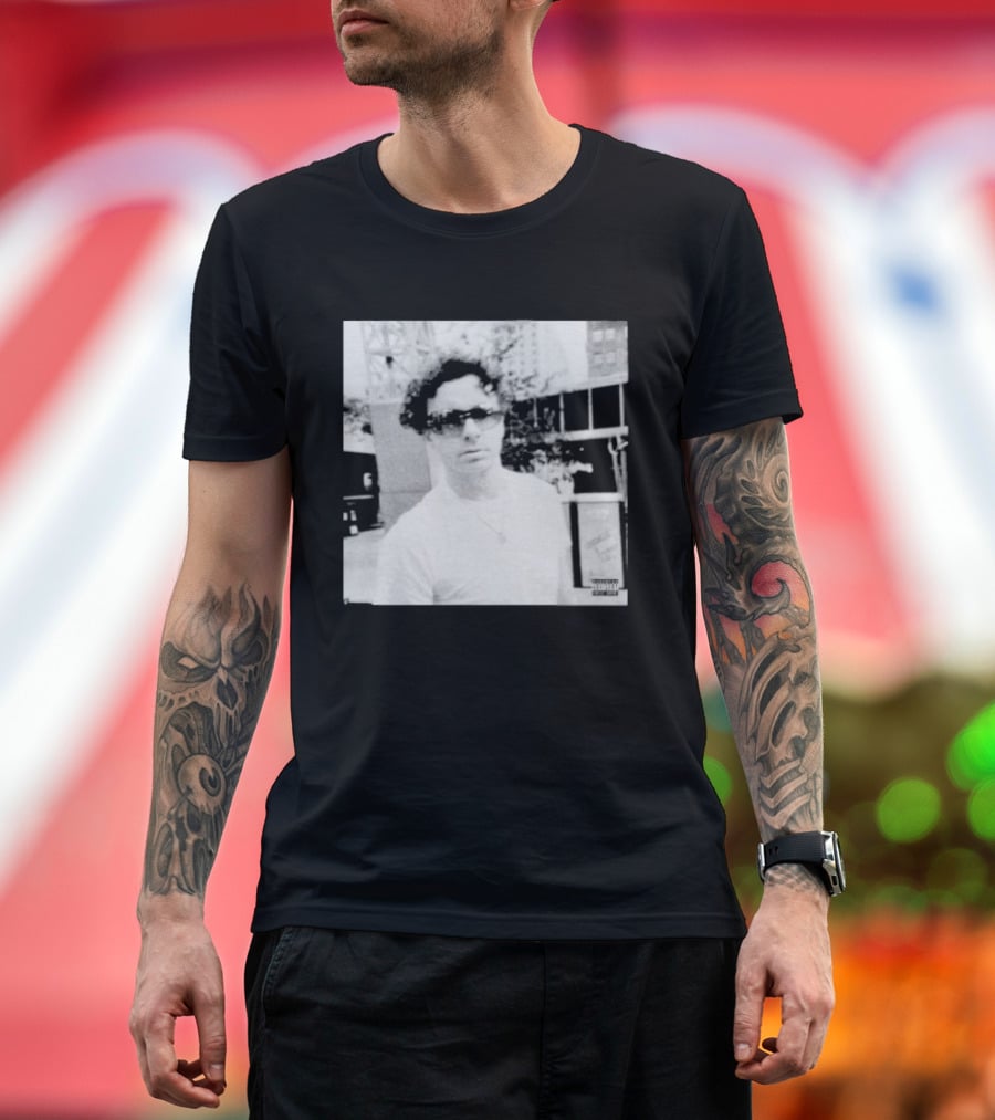 Sweet Action Jack Harlow Black And White Photo Explicit Content T-Shirt