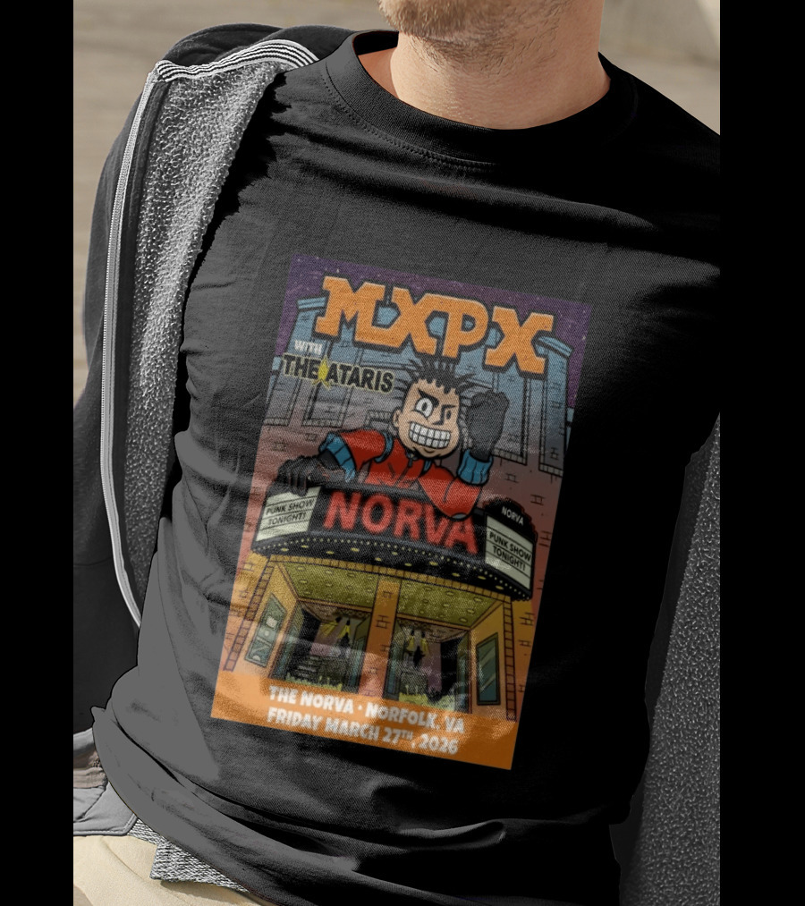 MxpX Norfolk VA Norva Punk Show March 27 2026 With The Ataris T-Shirt