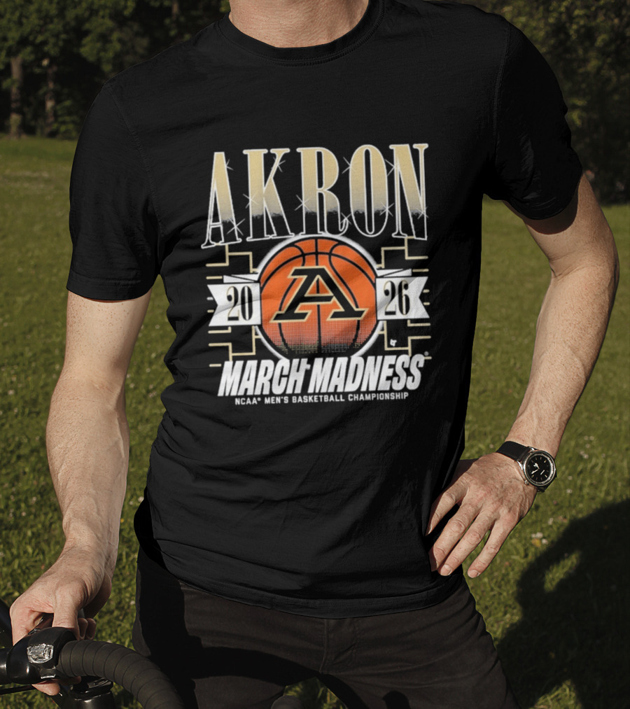 Akron 2026 March Madness NCAA Men's Basketball Championship T-Shirt