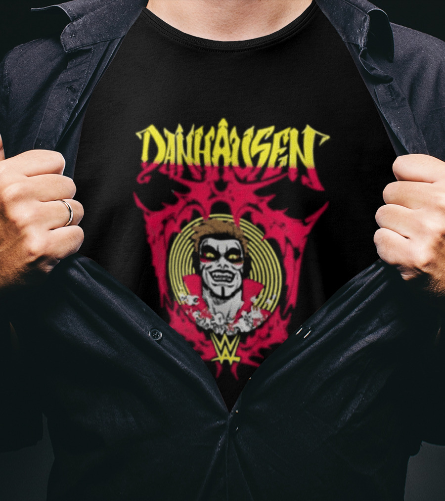 Danhausen You Are Cursed Vintage Face Art W T-Shirt