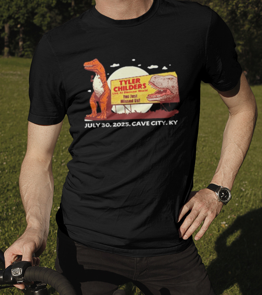 Tyler Childers Live At Dinosaur World July 30 2023 Cave City KY T-Shirt