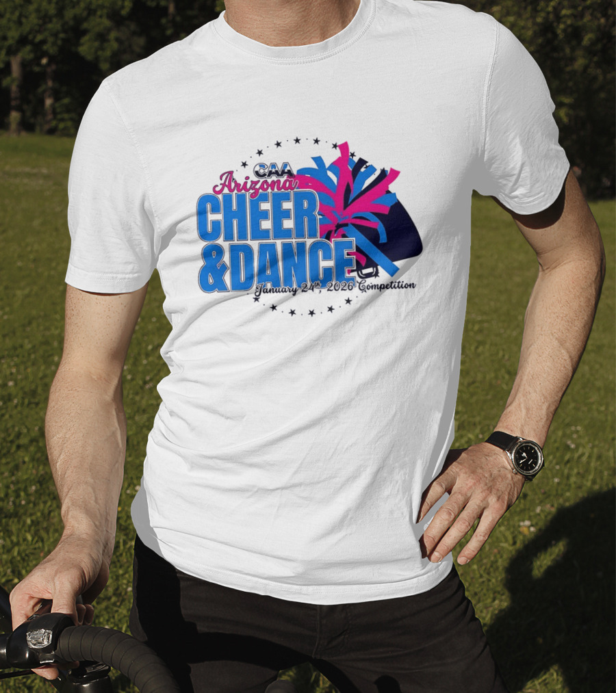 CAA Arizona Cheer & Dance January 20 21 2026 Competition T-Shirt